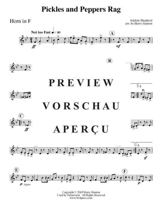 Produktgalerie: Seite 12 von 15 Pickles and Peppers , , (Blechbläserquintett)