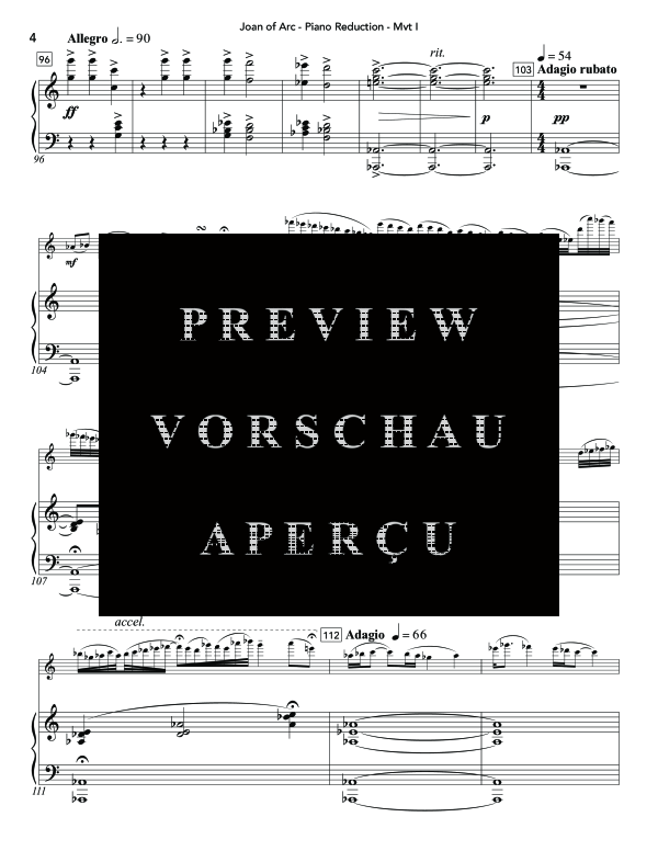 Product gallery: Page 10 of 11 Joan of Arc (Concerto), , (flute and piano)