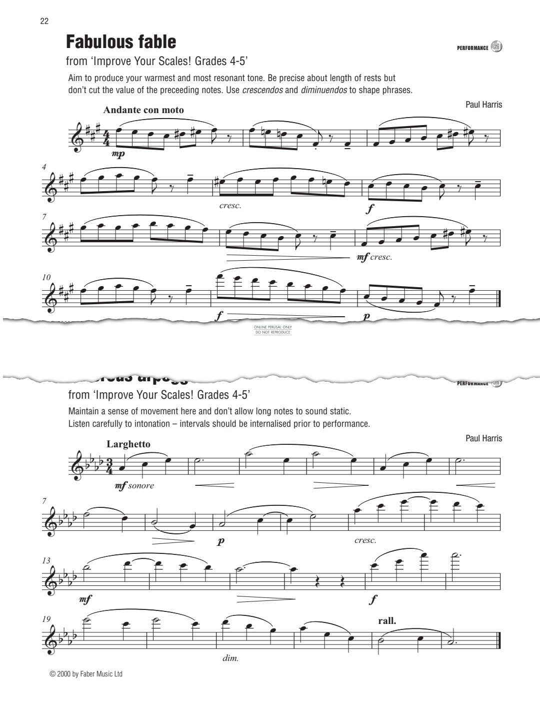 Product gallery: Page 1 of 1 Amorous arpeggios (from 'Improve Your Scales! Grades 4-5'), Paul Harris