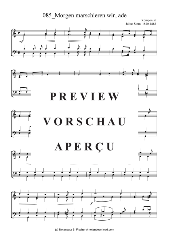 gallery: Morgen marschieren wir, ade , , (Posaunenchor)