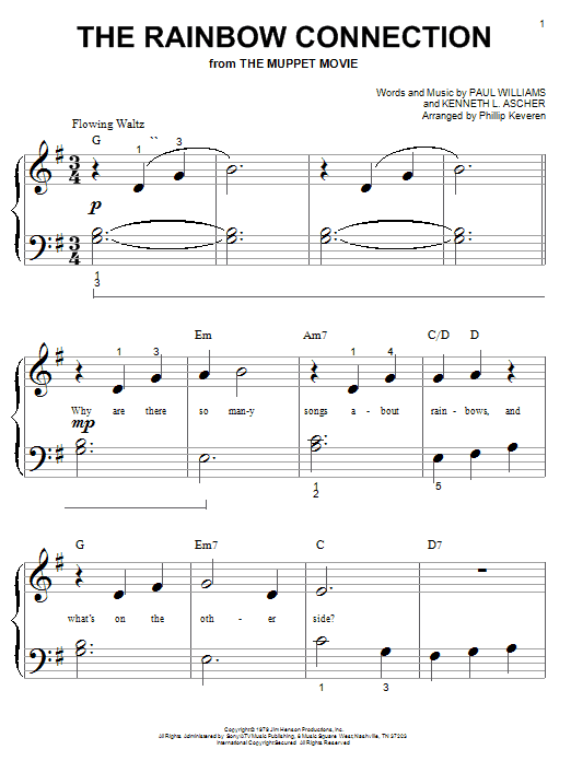 Produktbild zu: The Rainbow Connection (arr. Phillip Keveren)