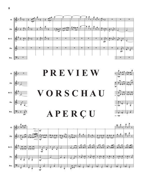 Produktgalerie: Seite 9 von 21 Parisian Rhapsody , , (Holzbläser-Quintett)