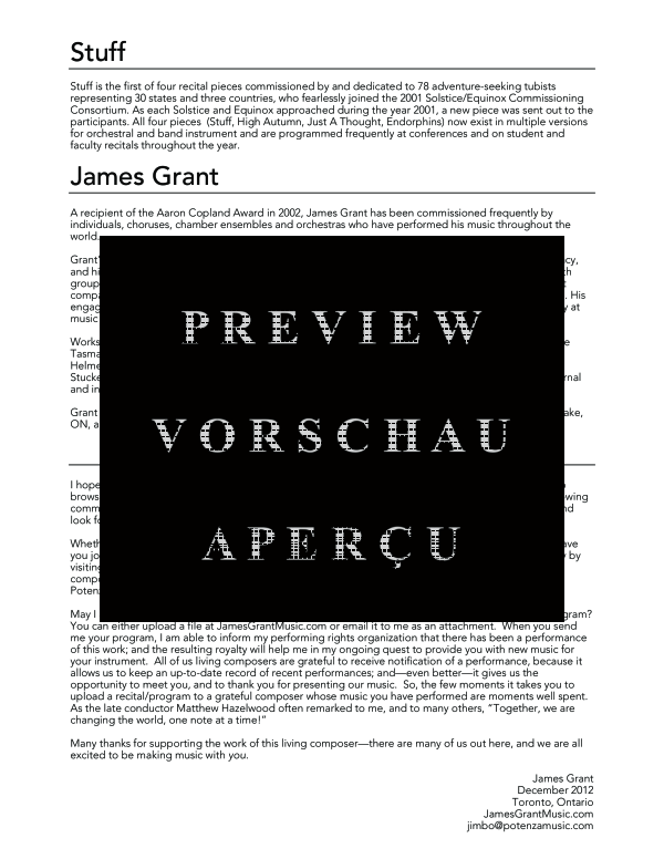 Produktgalerie: Seite 4 von 8 Stuff, , (Trompete Solo)