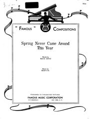 cover: Spring Never Came Around This Year, Margery Cummings