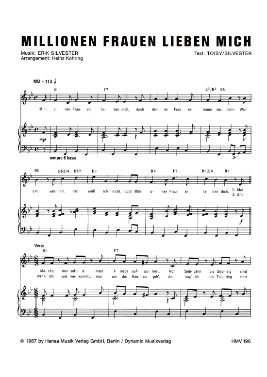 Produktbild zu: Millionen Frauen lieben michKarl Dall