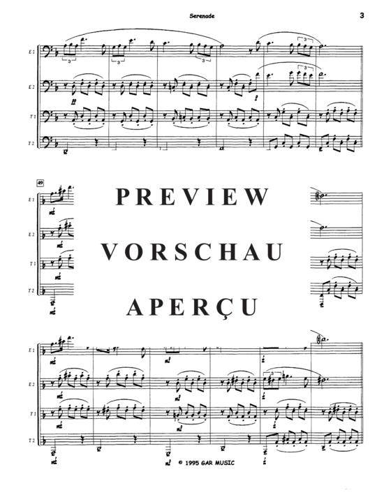 Product gallery: Page 5 of 12 Serenade , , (Tuba Quartett EETT)