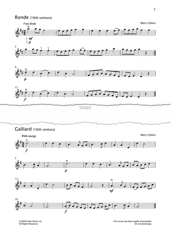 Produktgalerie: Seite 1 von 1 Ronde, Mary Cohen, Violine