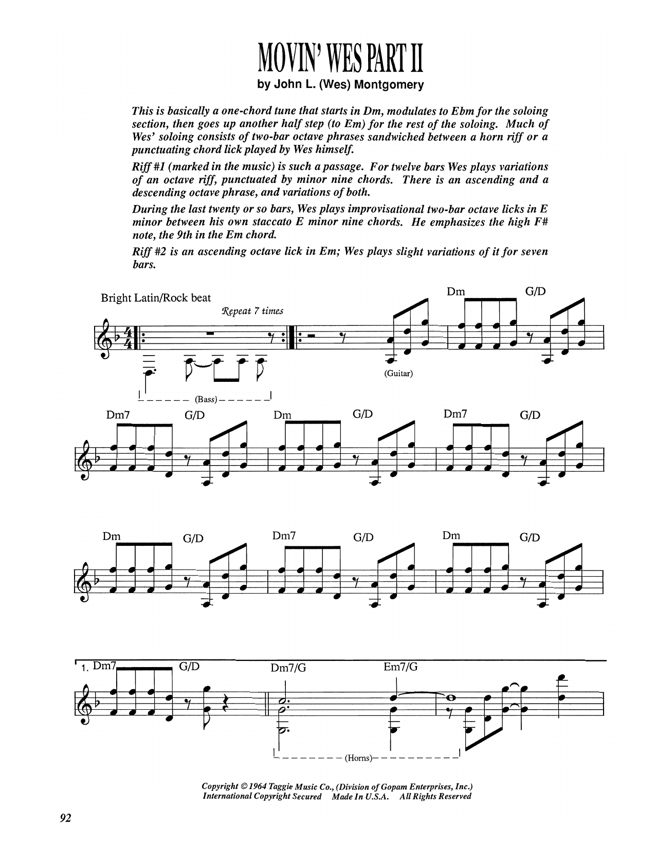 Produktbild zu: Movin' Wes Part II