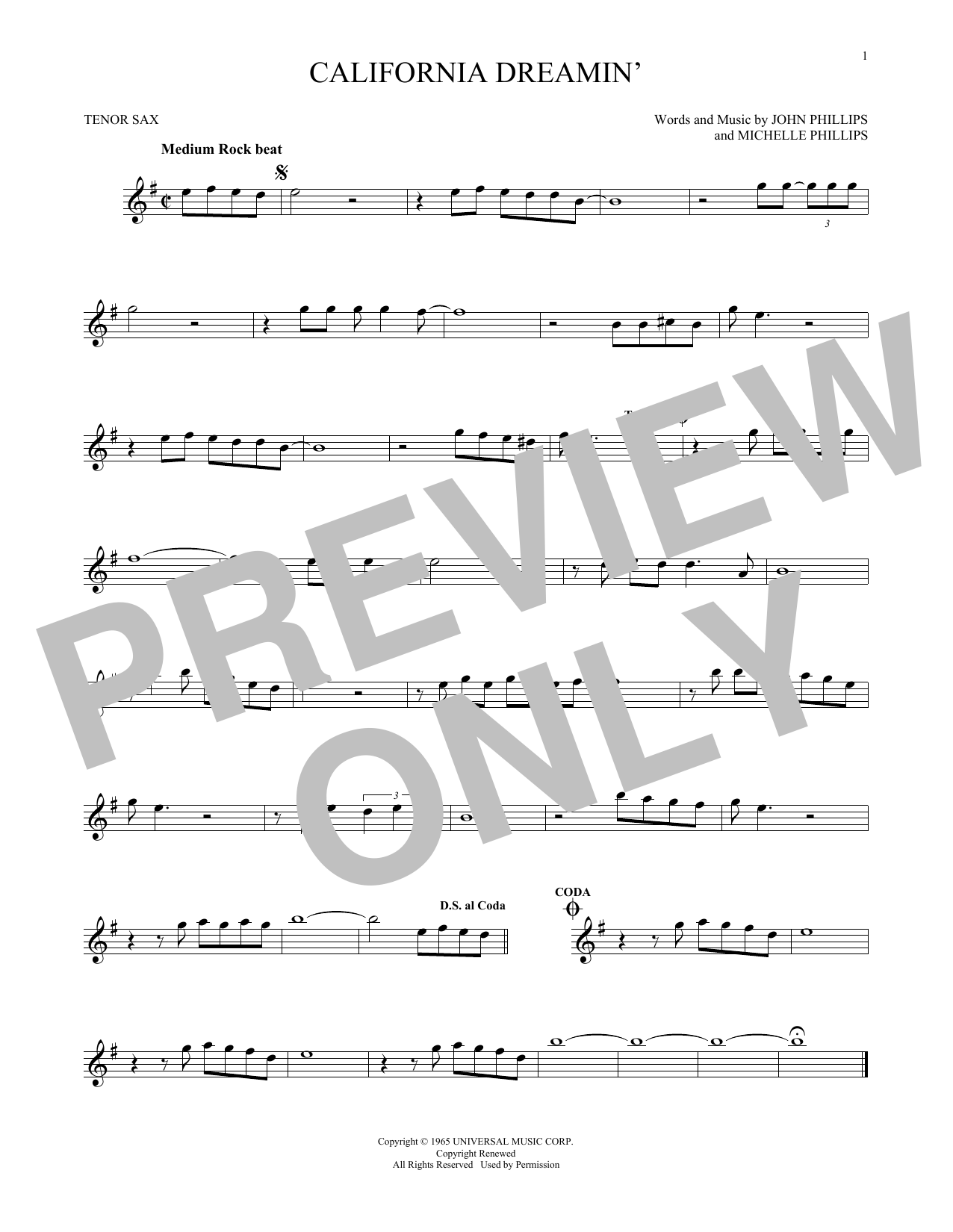 Product gallery: Page 1 of 1 California Dreamin', The Mamas & The Papas