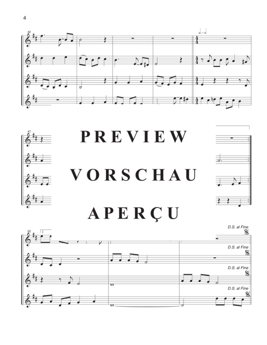 Produktgalerie: Seite 7 von 11 Ricercare on C, , (4 Klarinetten (3 Klarinetten in B und eine Bassklarinette))