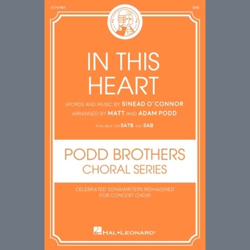 cover: In This Heart (arr. Matt and Adam Podd), Sinéad O'Connor, Chor
