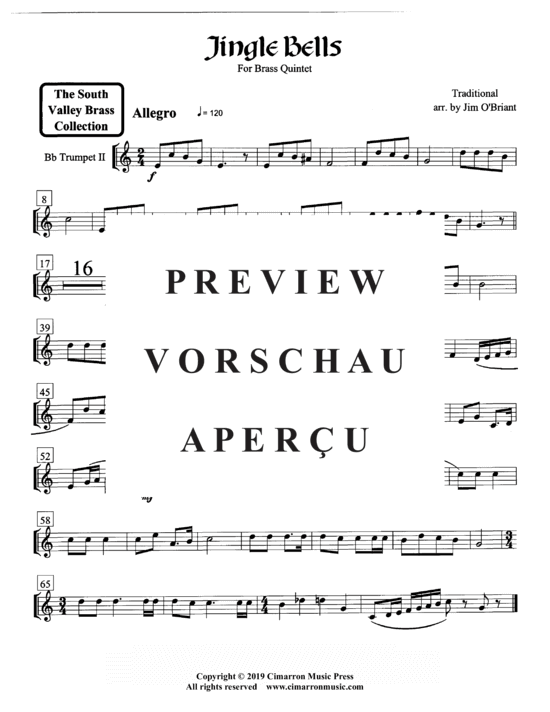 gallery: Jingle Bells , , (Blechbläser Quintett)