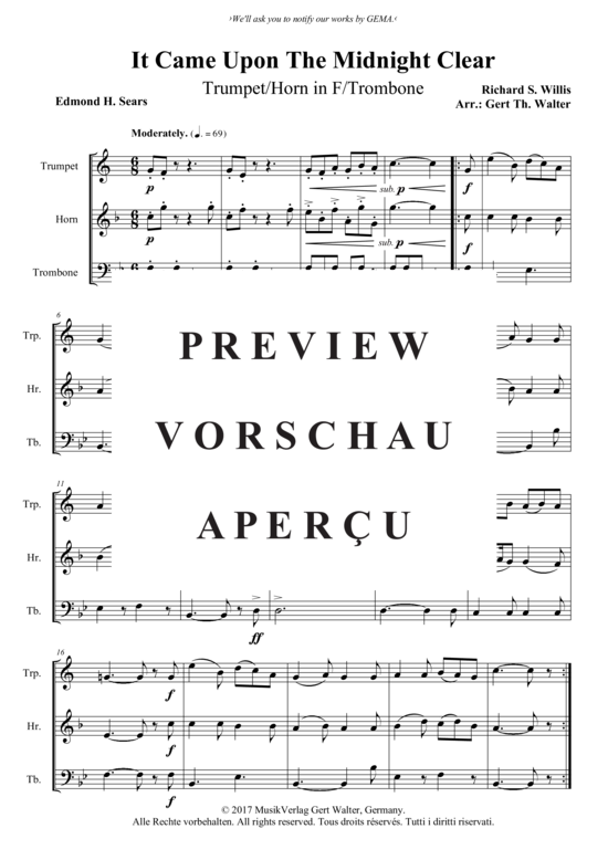 Produktbild zu: It Came Upon The Midnight Clear Richard S. Willis