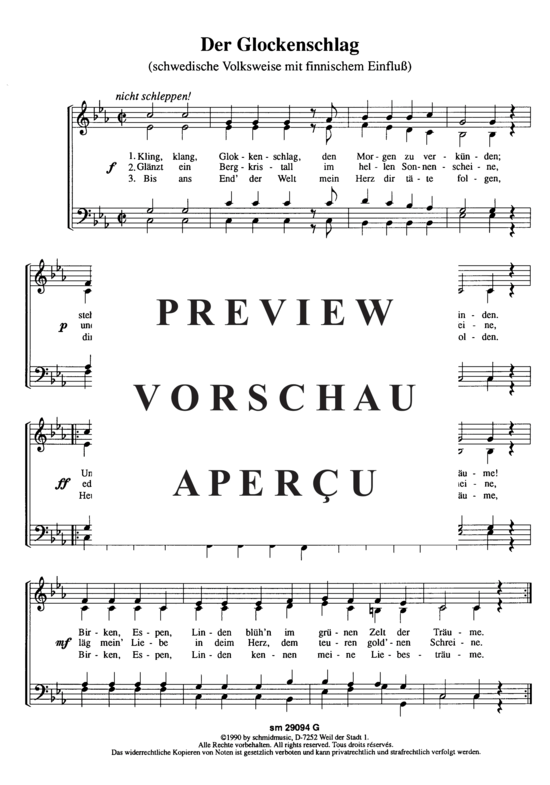gallery: Drei schwedische Volkslieder , , (Gemischter Chor)