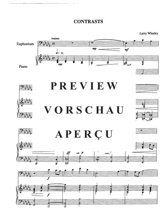 Product gallery: Page 3 of 11 Contrasts , , (euphonium + piano)