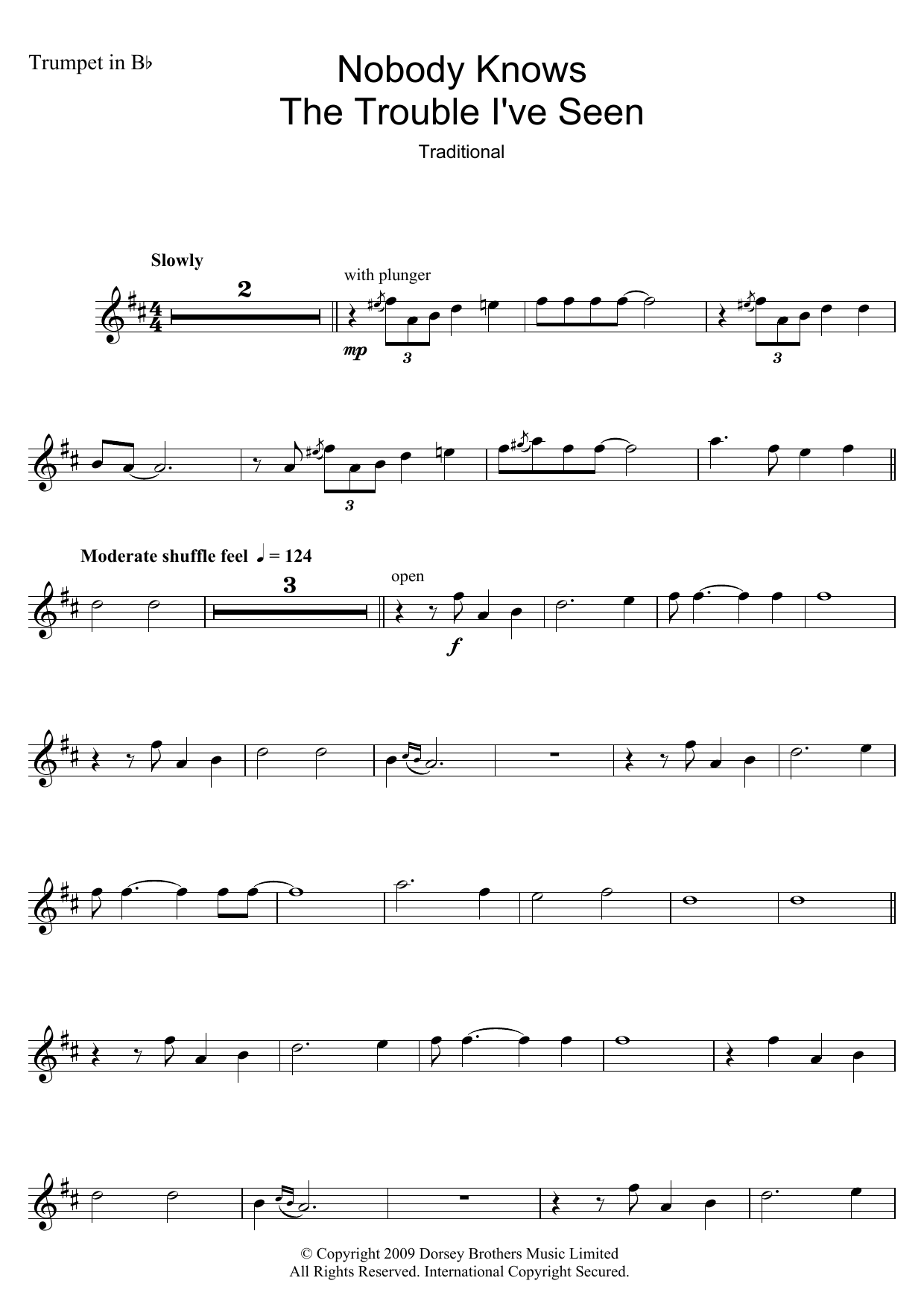 Produktgalerie: Seite 1 von 1 Nobody Knows The Trouble I've Seen, Louis Armstrong, Trompete