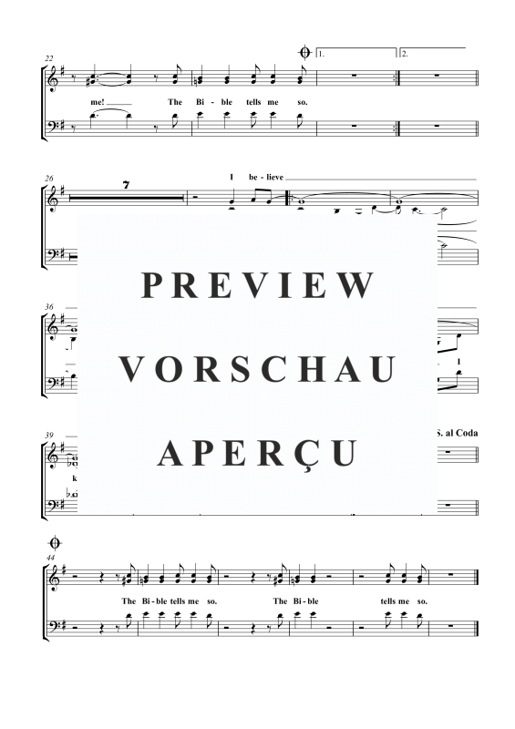 Produktgalerie: Seite 4 von 9 Jesus Loves Me, , Gemischter Chor SAB und Klavier