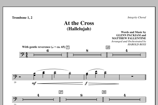 Produktgalerie: Seite 1 von 1 At The Cross (Hallelujah) - Trombone 1 & 2, Harold Ross, Chor