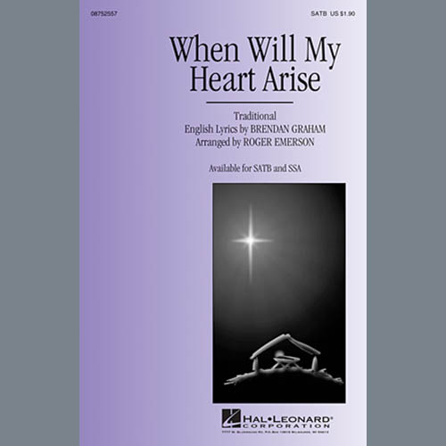 cover: When Will My Heart Arise, Roger Emerson, Chor