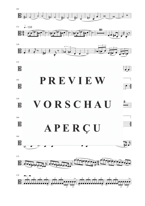 gallery: Des rêves avant le jour, , Gemischtes Ensemble - Viola Einzelstimme