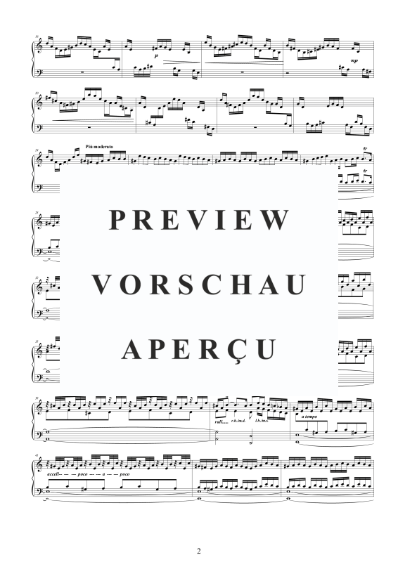 Produktgalerie: Seite 3 von 7 Fantasia and Fuge in A-Moll BWV 561, , Klavier Solo