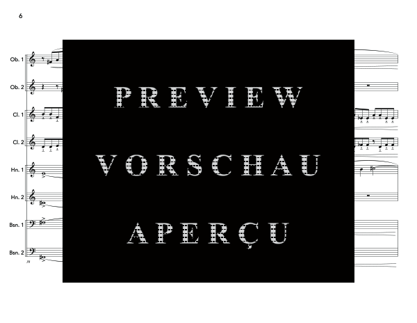 Produktgalerie: Seite 10 von 11 Wind Octet, , (Holzbläser Ensemble 2x Oboe, 2x Klarinette, 2x Horn und Fagott)