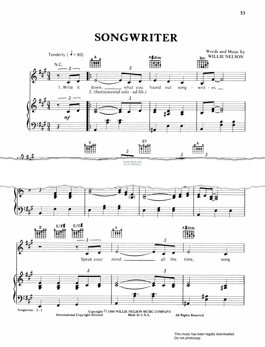 Product gallery: Page 1 of 1 Songwriter, Willie Nelson