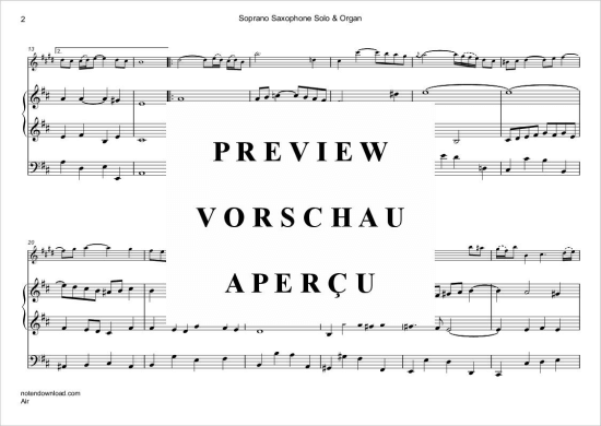 gallery: Air , , (Sopran Saxophon + Orgel)