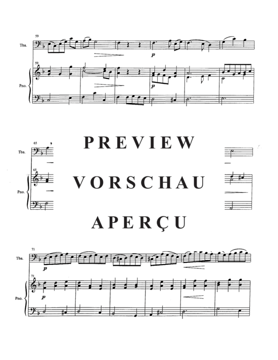 Produktgalerie: Seite 8 von 12 Sonata in D Minor , , (Tuba + Klavier)