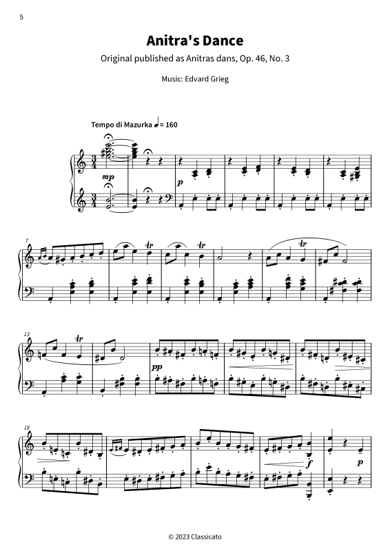 Product gallery: Page 1 of 11 Grieg´s Sunset Serenades, , Piano Solo