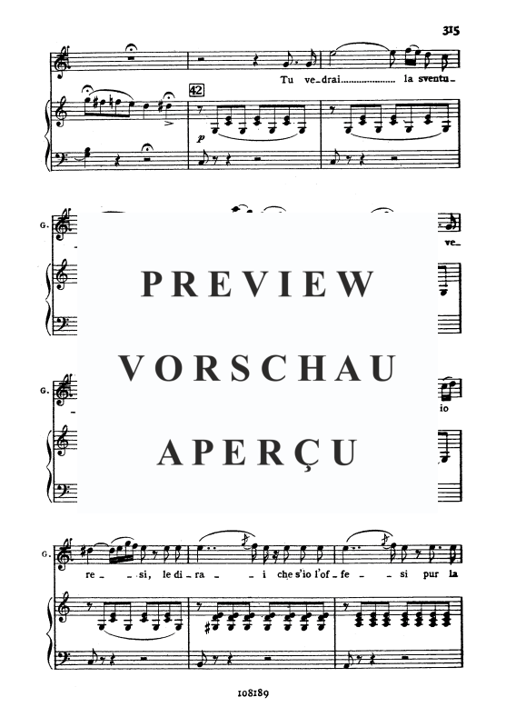 Produktgalerie: Seite 3 von 6 Tu vedrai la sventurata, , Tenor und Klavier