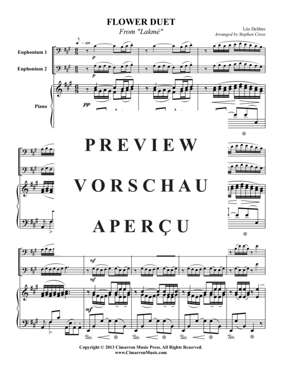 Product gallery: Page 2 of 7 Blumen-Duett , , (2x Baritone/Posaune + Klavier)