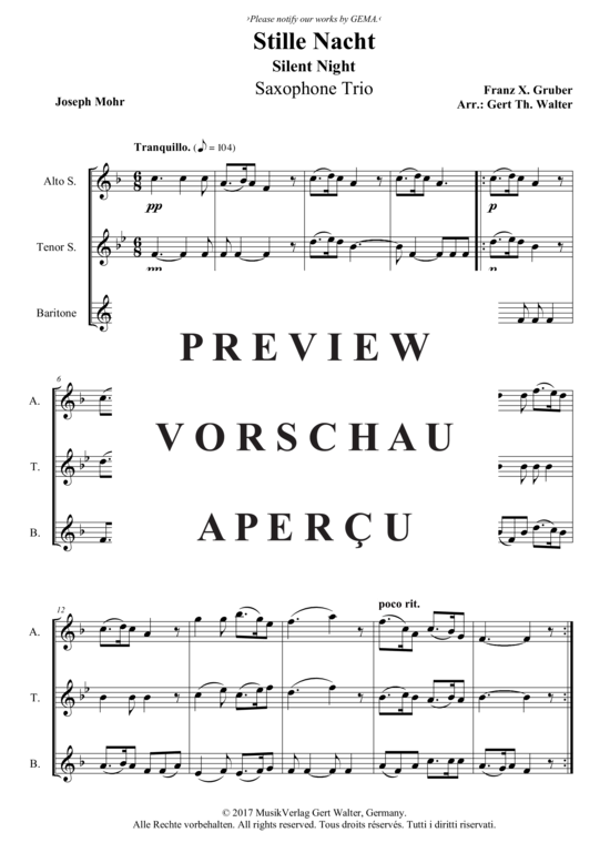 Produktbild zu: Stille Nacht Franz Gruber