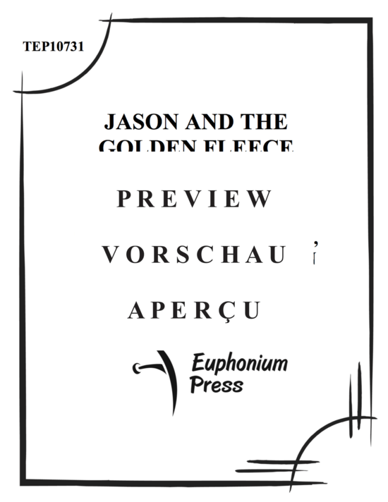 Produktgalerie: Seite 2 von 21 Jason and the Golden Fleece , , (Tuba Ensemble EETTTT + Pauken + Percussion)