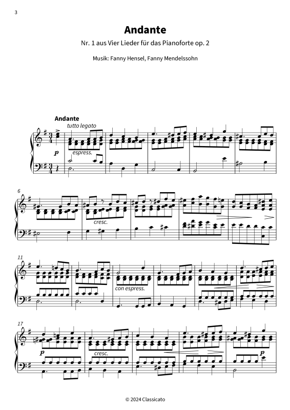 Product gallery: Page 1 of 11 Vier Lieder für das Pianoforte op. 2, , Piano Solo