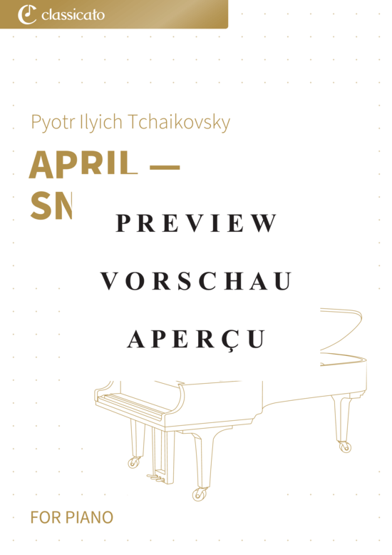 Product gallery: Page 2 of 8 April - Snowdrops - The Seasons, Op. 37b, No. 4 , , Piano Solo