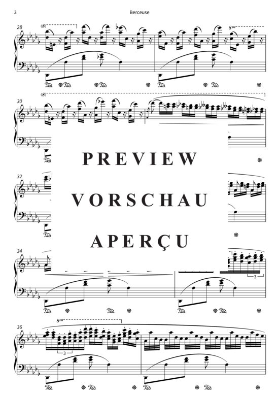 gallery: Berceuse - Op. 57 , , (Klavier Solo)