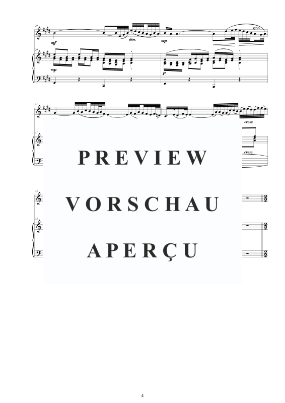 Produktgalerie: Seite 5 von 11 Flöten Sonate Nr. 3 E-Dur BWV 1016, , Flöte und Cembalo/Klavier