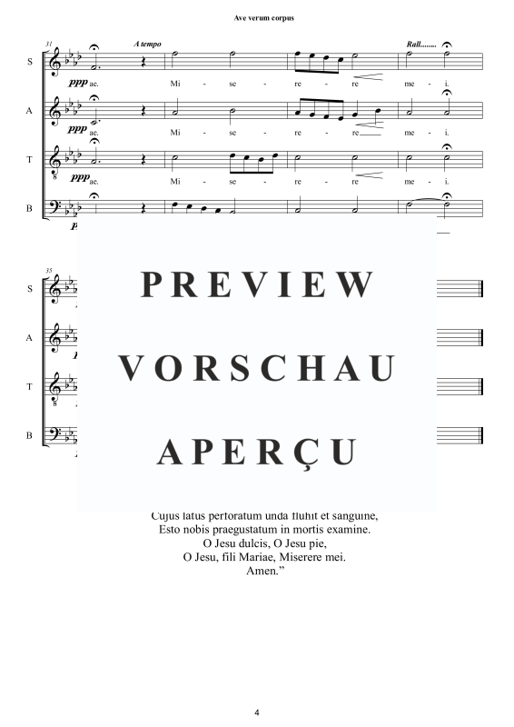 Produktgalerie: Seite 5 von 9 Ave verum corpus, , Gemischter Chor