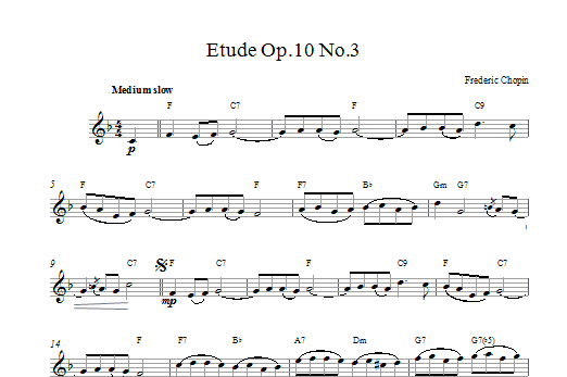 Product picture to: Etude Op 10 No 3