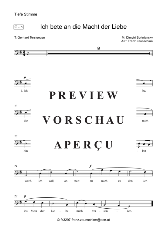 Product gallery: Page 5 of 7 Ich bete an die Macht der Liebe , , Low Voice and Piano