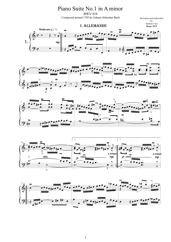 Produktbild zu: 11 Piano Suites - Complete Piano VersionJohann Sebastian Bach