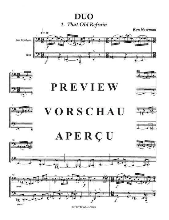 Produktgalerie: Seite 20 von 21 Duo , , (Duett für Bass Posaune + Tuba)