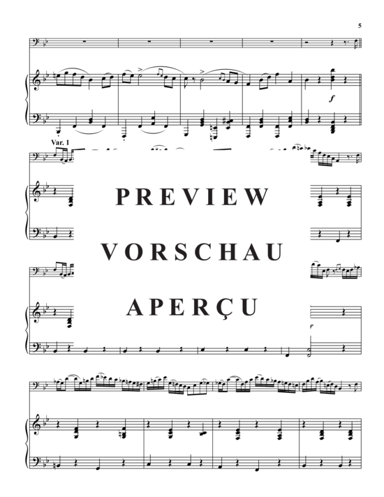 Product gallery: Page 6 of 19 Variationen auf ein Thema von Norma (V.Bellini) , ,  (piano + baritone/trombone)