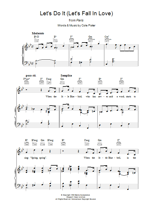 Produktbild zu: Let's Do It (Let's Fall In Love)