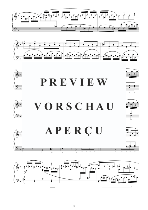 Produktgalerie: Seite 6 von 11 Toccata und Fuge d-Moll BWV 565, , Klavier Solo