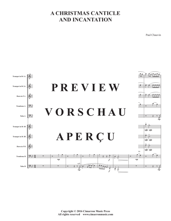 Produktgalerie: Seite 3 von 16 Christmas Canticle , , (Doppeltes Blechbläserquintett)