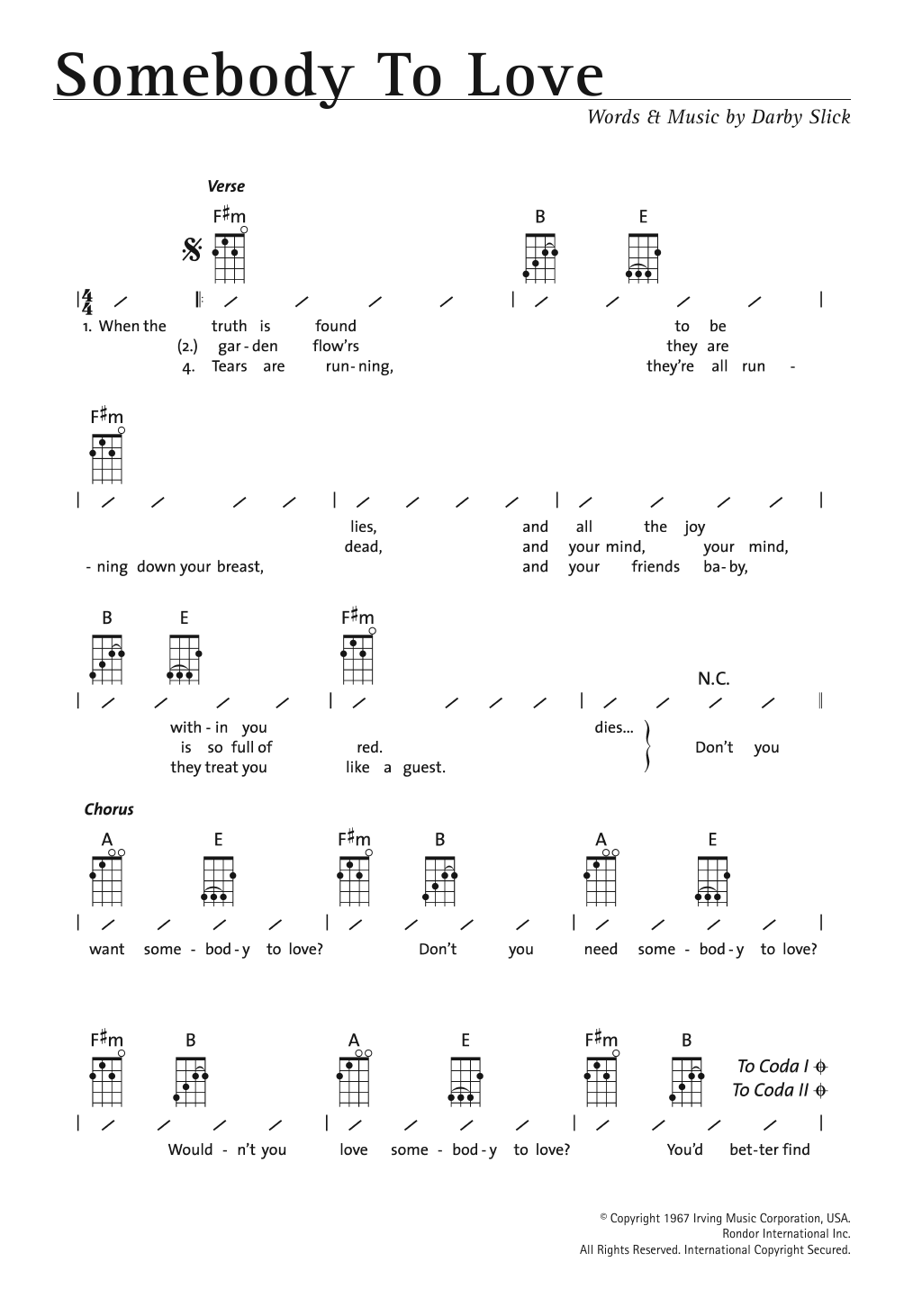 Product gallery: Page 1 of 1 Somebody To Love, Jefferson Airplane