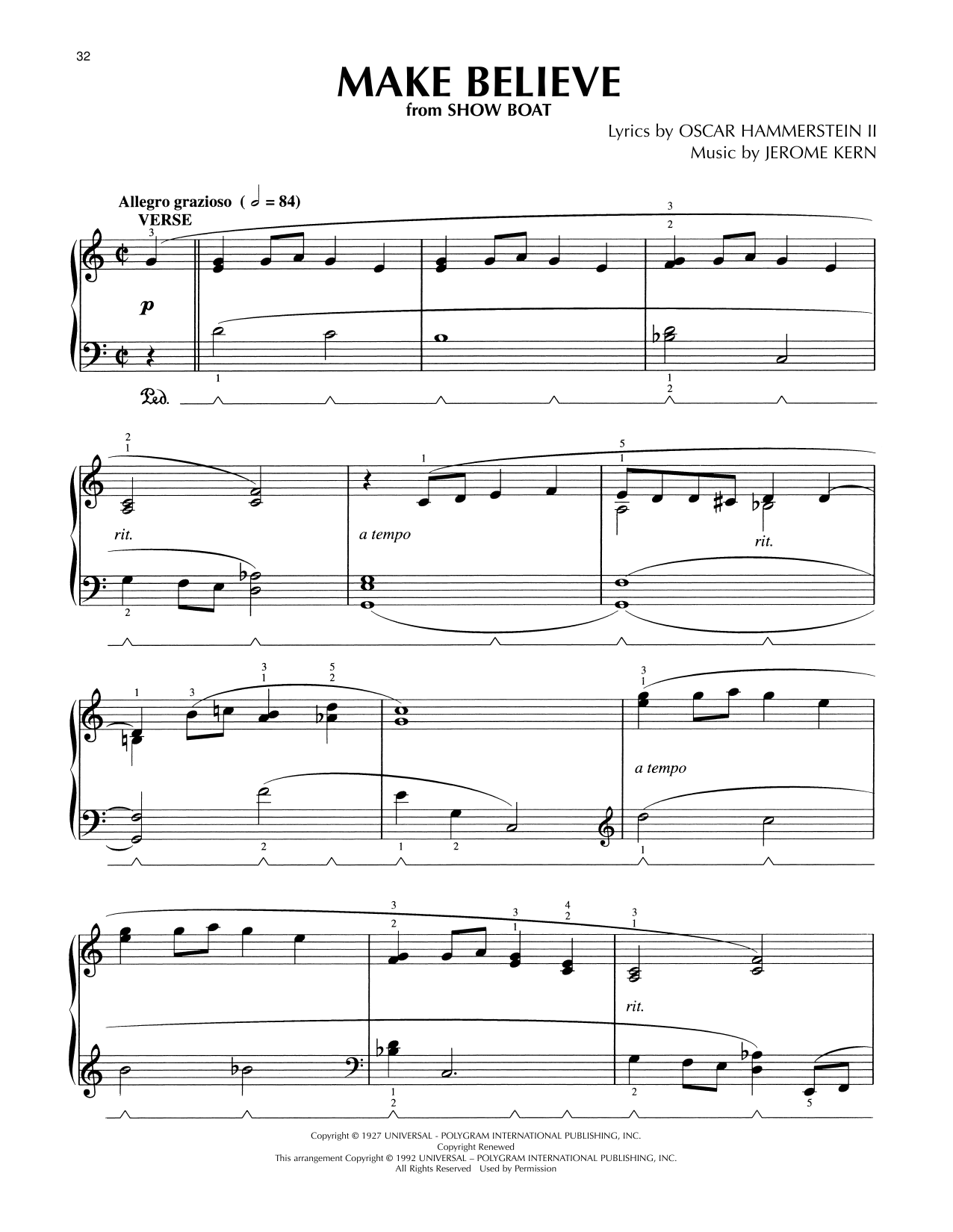 Produktbild zu: Make Believe (from Show Boat) (arr. Lee Evans)