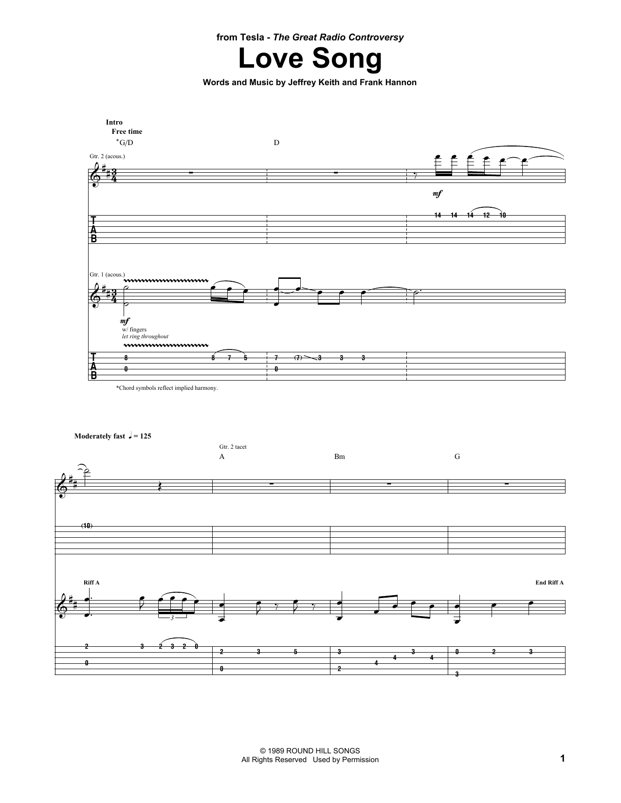 Produktgalerie: Seite 1 von 1 Love Song, Tesla, Gitarre